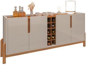 Buffet Lizz 1,90 Off-White/Cedro - Casa D