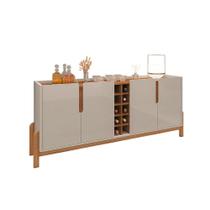 Buffet Lizz 4 PT Off White e Cedro 190 cm