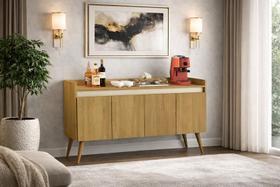 Buffet Lux 4 Portas Pés Palito - Diversas Cores - MJM Casa dos Móveis