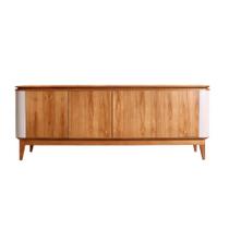 Buffet Luz - Madeira Maciça 2,00m com 4 Portas - Távoli Decor