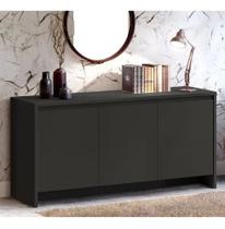 Buffet madri casa d 1,60 preto - village móveis Buffet madri casa d 1,60 preto - village móveis