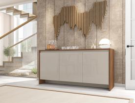 Buffet Madrid Design Moderno com Soft-Close e Gaveta Interna - 4 Cores
