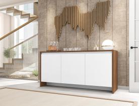 Buffet Madrid Design Moderno com Soft-Close e Gaveta Interna - 4 Cores