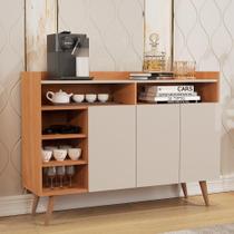 Buffet Markab Nature Off-White Armario Aparador Cozinha - GERMAI