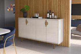 Buffet Marsala 4 Portas Off White - Lukaliam