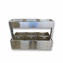 Buffet Misto Quente e Frio 9 Cubas 1/2 65mm ZPBFR09 Buffet Misto Quente e Frio 9 Cubas 1/2 65mm ZPBFR09