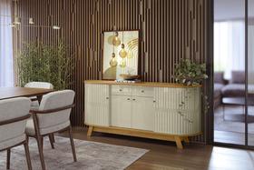Buffet Monaco Cumaru/Opala - VRK COMERCIO ON-LINE