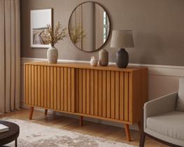 Buffet Nature Moderno MDF/MDP Portas de Correr Ripado