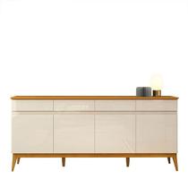 Buffet Para Sala 4 Portas 3 Gavetas 1.9 Dinner EAX Off White/Cedro