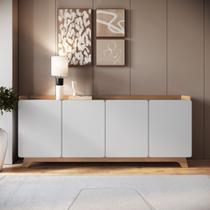 Buffet para Sala de Jantar 200x96x40cm John Branco/Freijó Buffet para Sala de Jantar 200x96x40cm John Branco/Freijó