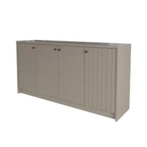 Buffet Para Sala De Jantar 4 Portas Mdf 3 Prateleiras Lia Cimol Buffet Para Sala De Jantar 4 Portas Mdf 3 Prateleiras Lia Cimol