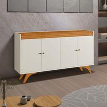 Buffet para Sala de Jantar 4 Portas Sevilha-Off white Mavau