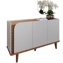 Buffet Para Sala de Jantar Jurere Freijo Off White Matte CLB Buffet Para Sala de Jantar Jurere Freijo Off White Matte CLB