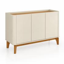Buffet Patrimar Flip 1.2 3 Portas com Soft Close e Pés de Madeira Buffet Patrimar Flip 1.2 3 Portas com Soft Close e Pés de Madeira