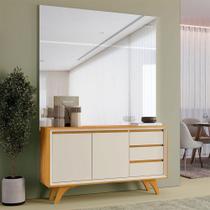 Buffet Piazza 02 Portas Mavaular Naturalle Com Off White