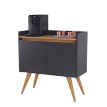 Buffet primus gold 2 portas preto mel Buffet primus gold 2 portas preto mel