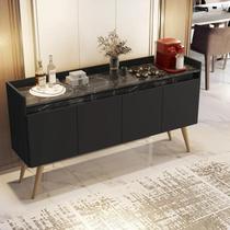 Buffet primus gold 4 p preto/marmore preto