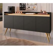 Buffet primus gold 4 portas preto mel