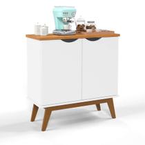 Buffet Prism 2 PT Branco e Cinamomo