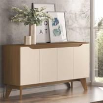 Buffet Quartzo 4 Portas Nature Off White