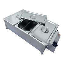 Buffet Rechaud 3 Cubas Elétrico Inox 220V Profissional Buffet Rechaud 3 Cubas Elétrico Inox 220V Profissional
