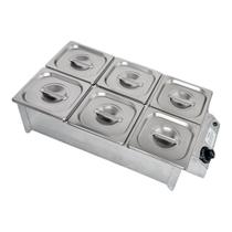 Buffet Rechaud 6 Cubas Elétrico Inox 127V Profissional Buffet Rechaud 6 Cubas Elétrico Inox 127V Profissional