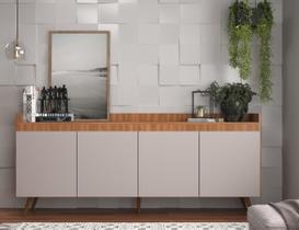 Buffet Retrô 4 Portas 180 Cm Edi Yescasa