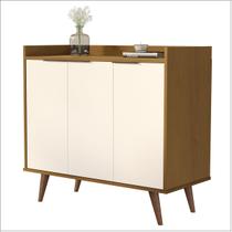 Buffet Retro 4112 3 Portas Nature Perola Jb Bechara