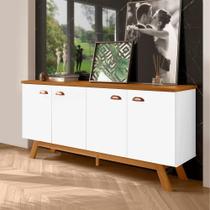 Buffet Retrô River 4 Portas Branco Nature Buffet Retrô River 4 Portas Branco Nature