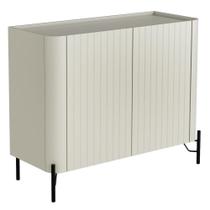 Buffet Sala De Jantar 2 Portas Brise 1 Gaveta Pés Industrial Preto Naim I03 Luna - Lyam Buffet Sala De Jantar 2 Portas Brise 1 Gaveta Pés Industrial Preto Naim I03 Luna - Lyam