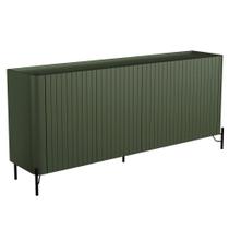 Buffet Sala De Jantar 4 Portas Brise 1 Gaveta Pés Industrial Preto Naim I03 Musgo - Lyam Buffet Sala De Jantar 4 Portas Brise 1 Gaveta Pés Industrial Preto Naim I03 Musgo - Lyam