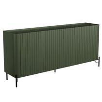 Buffet Sala de Jantar 4 Portas Brise 1 Gaveta Pés Industrial Preto Naim I03 Musgo - Lyam Buffet Sala de Jantar 4 Portas Brise 1 Gaveta Pés Industrial Preto Naim I03 Musgo - Lyam
