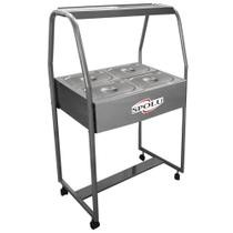 Buffet Salada com 4 Cubas Frias Spolu SLP-510