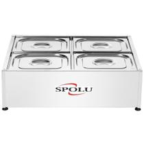 Buffet Salada de Bancada 4 Cubas SPL510BC Spolu Buffet Salada de Bancada 4 Cubas SPL510BC Spolu