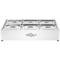Buffet Salada de Bancada Expositor Spolu SPL511BC 4,5L sem Porta Inox 110V