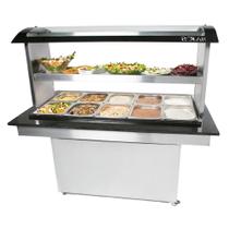 Buffet Self Service Polar Conjugado para 12 Cubas Quentes e 6 Travessas Frias BRQ12F6 - 127V (Cubas e Travessas Não Acompanham o Produto) Buffet Self Service Polar Conjugado para 12 Cubas Quentes e 6 Travessas Frias BRQ12F6 - 127V (Cubas e Travessas Não Acompanham o Produto)