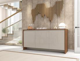 Buffet Sevilla 3 Portas c/ Gaveteiro Cedro/Off White Buffet Sevilla 3 Portas c/ Gaveteiro Cedro/Off White