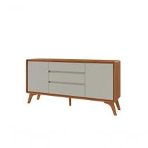 Buffet Sinus 2 Porta 3 Gavetas Mavaular Naturalle-off White