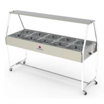 Buffet term prb-10cubas tampa vidro progas 220v Buffet term prb-10cubas tampa vidro progas 220v