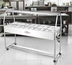 Buffet Térmico 10 Cubas de 6 Litros 220 Spolu