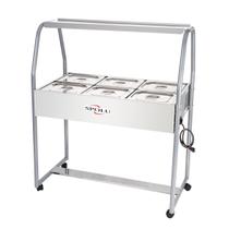 Buffet Térmico Aquecido 6 Cubas Inox SPL-506 220V - Spolu Buffet Térmico Aquecido 6 Cubas Inox SPL-506 220V - Spolu