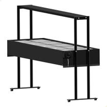 Buffet Térmico Aquecido Saro Em Inox 10 Cubas Com Tampa 220V BF1022