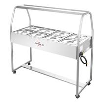 Buffet Térmico com 8 Cubas Spolu 127V SPL-509 Buffet Térmico com 8 Cubas Spolu 127V SPL-509