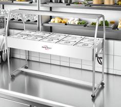 Buffet Térmico Infantil 10 Cubas 6 Litros 220