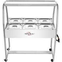 Buffet Térmico Infantil 6 Cubas SPL506IF Spolu 220V Buffet Térmico Infantil 6 Cubas SPL506IF Spolu 220V