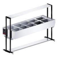 Buffet térmico Saro 10 cubas com tampa Inox 220V BF1022 Buffet térmico Saro 10 cubas com tampa Inox 220V BF1022