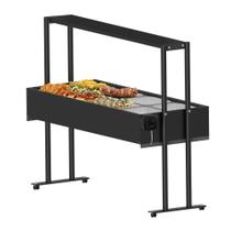 Buffet térmico Saro 8 cubas com tampa Inox 220V BF822 Buffet térmico Saro 8 cubas com tampa Inox 220V BF822