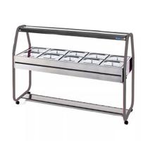 Buffet Térmico Self Service 10 cubas 1/2 2000-2500 W Ibet Buffet Térmico Self Service 10 cubas 1/2 2000-2500 W Ibet