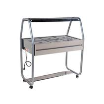 Buffet Térmico Self Service 6 Cubas Quentes Luxo Ibet 220v