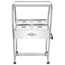 Buffet Térmico SPL501 4 Cubas Inox 2500W Termostato 220V Spolu Buffet Térmico SPL501 4 Cubas Inox 2500W Termostato 220V Spolu